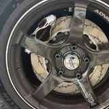 TR20 brake kit installed in a CTCC racing car.
