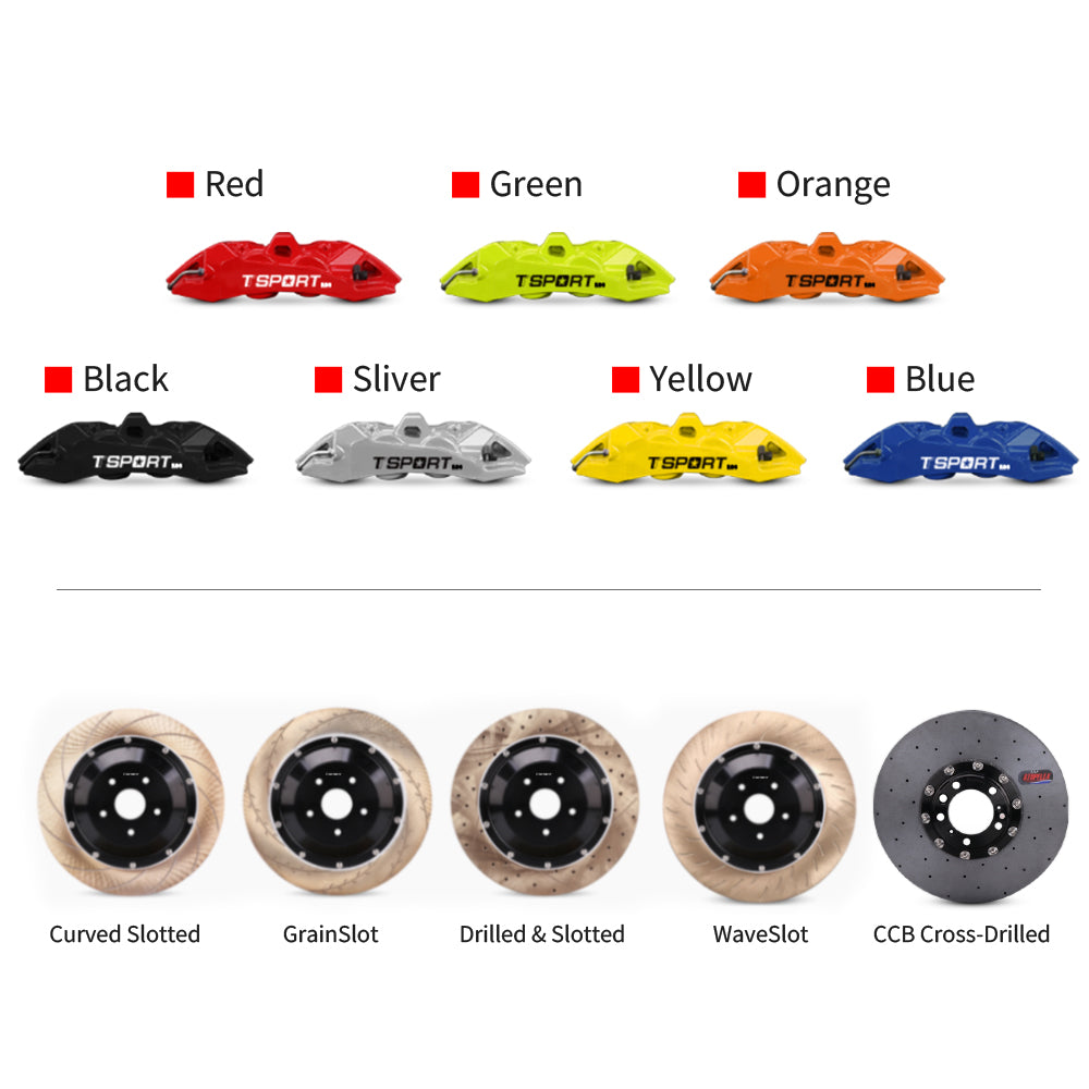 TTSPORT Evolution EB4 Front Wheel 4-Piston Big Brake Kit product image 7