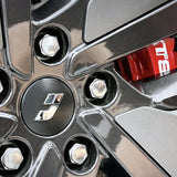 A red TTSPORT EB8 8-piston big brake kit is installed on the 21" front wheel.