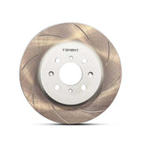 TTSPORT OEM-Upgrade Knurled Dacromet High-Carbon Steel Brake Rotor brake rotor detail