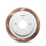TTSPORT OEM-Upgrade Knurled Dacromet High-Carbon Steel Brake Rotor brake rotor detail