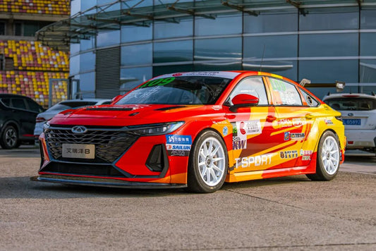 Chery Arrizo 8 TCS racer running TTSPORT TR65 six-piston calipers at CTCC Shanghai Jiading