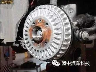 Honda Fit/Jazz rear axle fitted with a TTSPORT drum-to-disc brake conversion kit