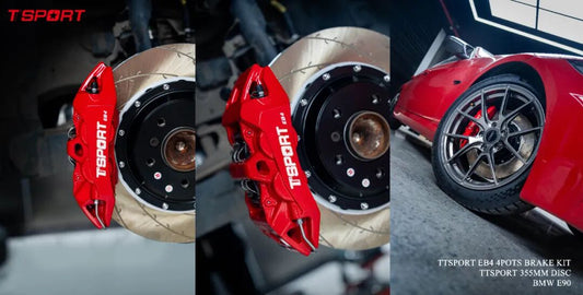 BMW 3 Series E90 fitted with the TTSPORT Evolution Series EB4 four-piston big brake kit