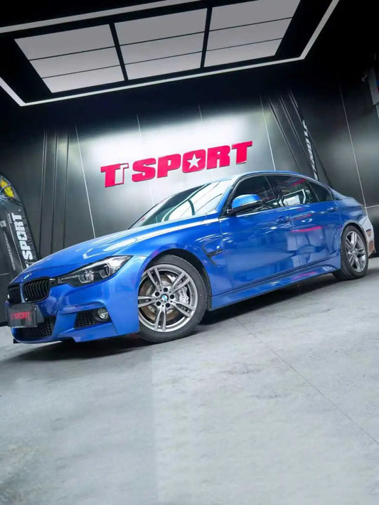 BMW 3 Series F30 fitted with TTSPORT Slim SL6 six-piston big brake kit behind the factory 18-inch wheel