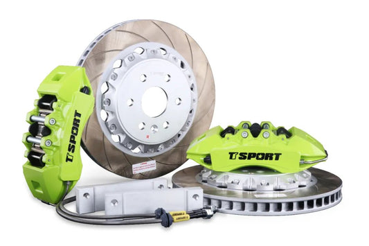 Cadillac XT5 fitted with TTSPORT Classic 7640 six-piston front big brake kit
