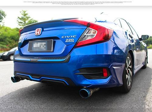 10th-gen Honda Civic with TTSPORT Classic 5440 forged four-piston front brake kit behind 17-inch wheel