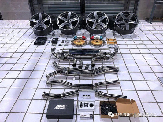 Mercedes-Benz GLS AMG fitted with TTSPORT 8657 six-piston forged big brake kit and 405mm rotor