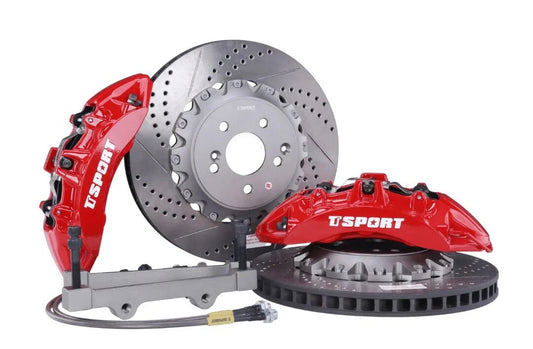 Audi A6L fitted with a TTSPORT front six-piston and rear four-piston big brake kit