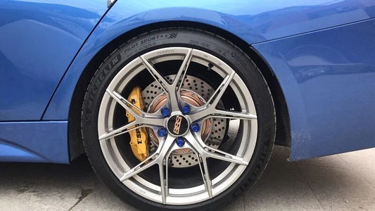 BMW 3 Series fitted with TTSPORT Racing six-piston front and four-piston rear big brake kit behind 18-inch wheels