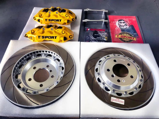 BMW F35 3 Series fitted with TTSPORT Classic 9040 forged six-piston big brake kit and 355mm rotor