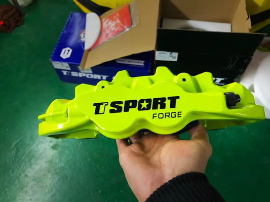 Volkswagen Scirocco fitted with TTSPORT Classic 5410 forged four-piston front big brake kit