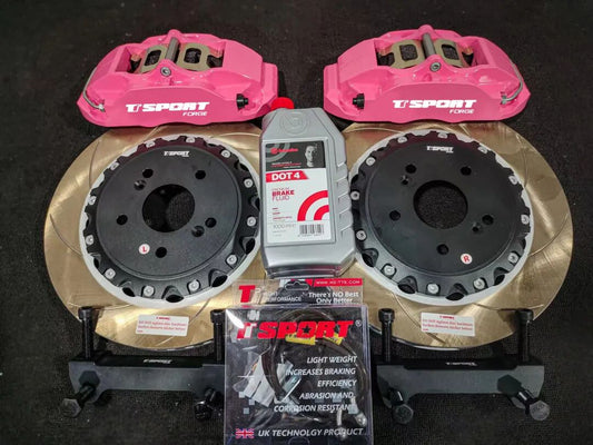 Honda Odyssey fitted with TTSPORT Classic 5440 four-piston big brake kit behind a 17-inch OEM wheel