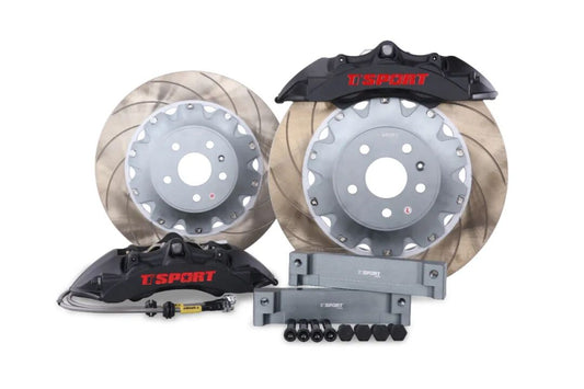 BYD Tang fitted with the TTSPORT Classic 8657 big brake kit behind the factory wheel