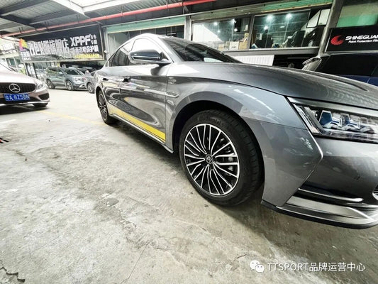 BYD Han fitted with TTSPORT 8703 six-piston monobloc big brake kit and 355mm rotor