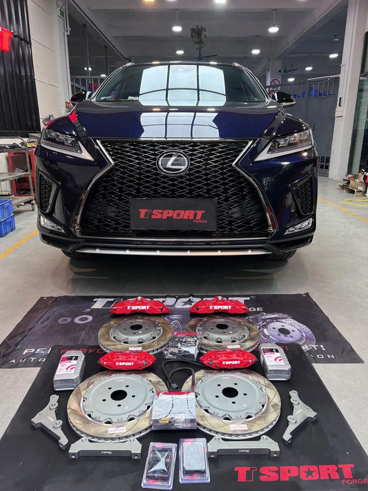 Lexus RX300 fitted with a TTSPORT six-piston front and four-piston rear big brake kit