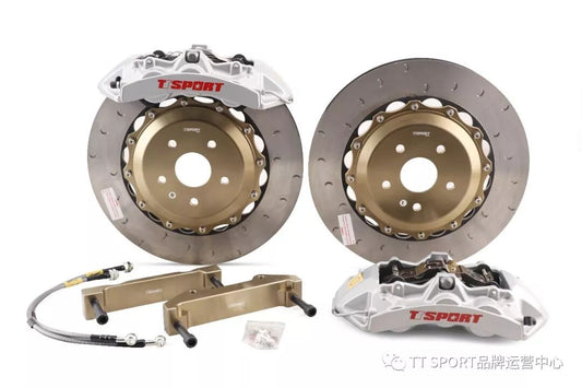 2015 Toyota Crown fitted with a TTSPORT 8703 six-piston big brake kit behind the factory 19-inch wheel
