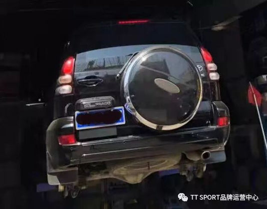Toyota Land Cruiser Prado fitted with TTSPORT 8703 six-piston big brake kit behind a 20-inch wheel