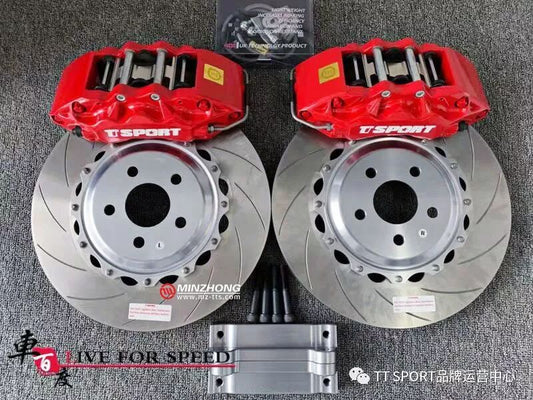 Lynk & Co 03 sport sedan fitted with a TTSPORT 9040 six-piston front big brake kit