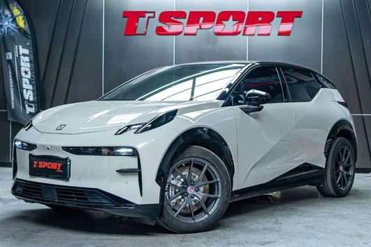 Zeekr X front wheel fitted with a TTSPORT 7640 six-piston forged caliper and 380mm rotor