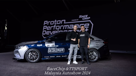 TTSPORT big brake kit on a modified Proton S70 at the RaceChip program launch in Kuala Lumpur