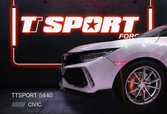 TTSPORT forged brake caliper finished in a custom color option for a performance big brake kit