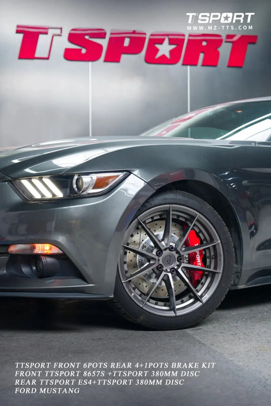 Ford Mustang (S550) Upgraded with TTSPORT Evolution & Classic Series 8657S & ES4 Brake Kit
