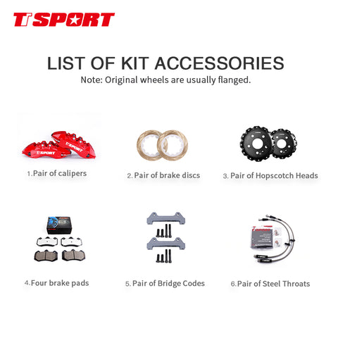 TTSPORT 7640 Front Brake Kit