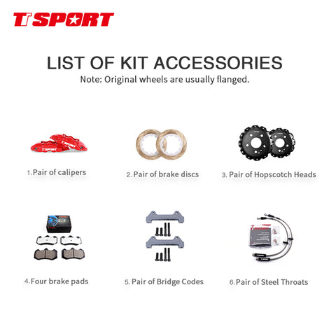 TTSPORT 8901 Rear Brake Kit