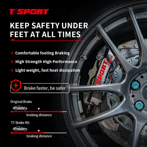 TTSPORT EMB4 Rear Brake Kit