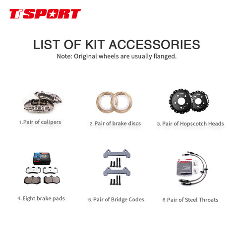 TTSPORT EMB4 Rear Brake Kit