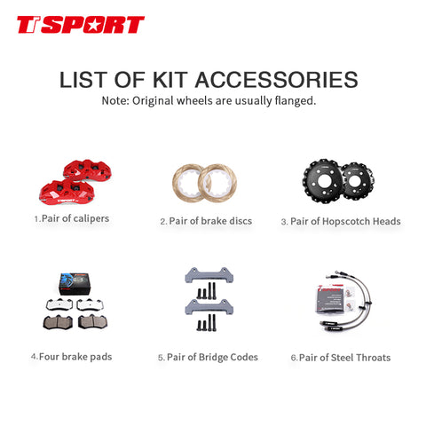 TTSPORT ES6 Front Brake Kit