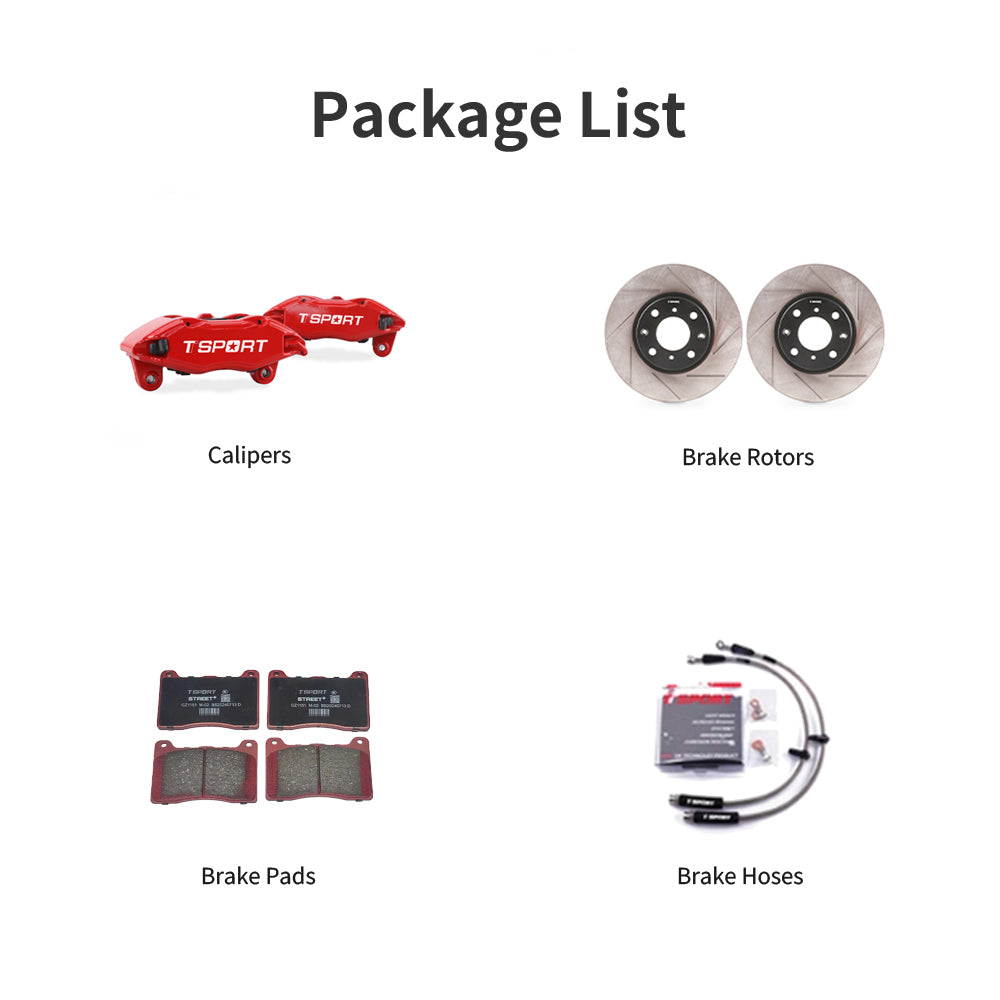 TTSPORT Honda Fit / Jazz Front Wheel 4-Piston Big Brake Kit product image 6