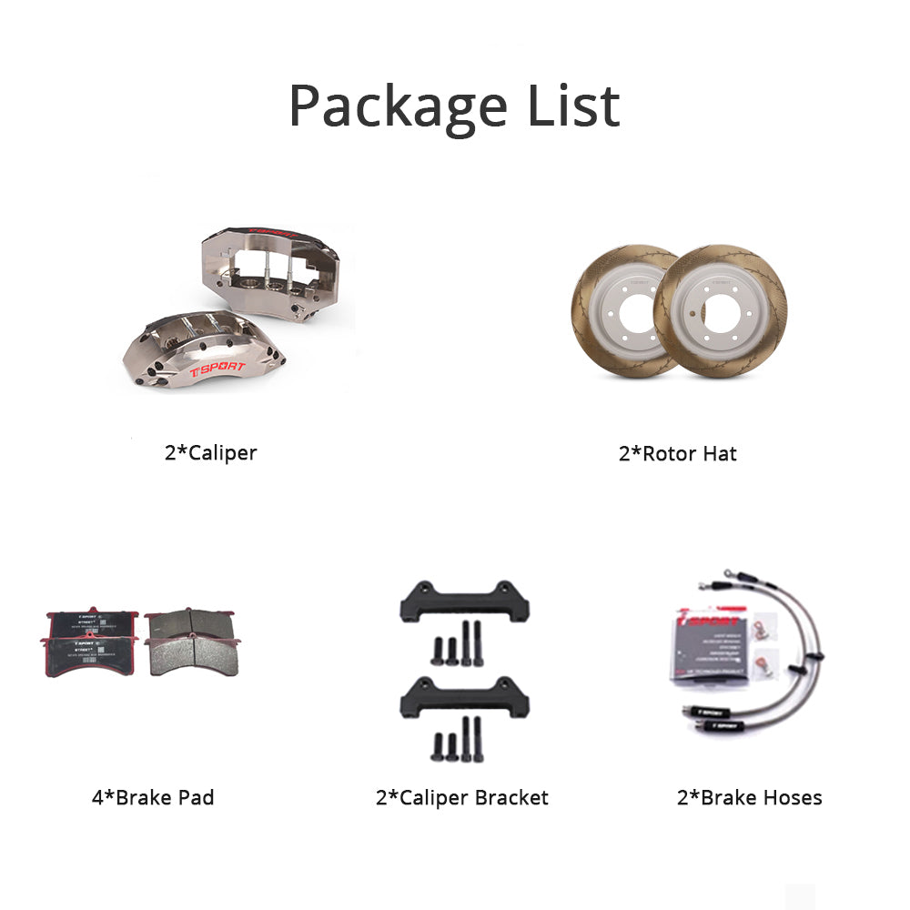 TTSPORT Endurance & Rally Racing PB6 Water-Cooled Front Wheel 6-Piston Big Brake Kit product image 6