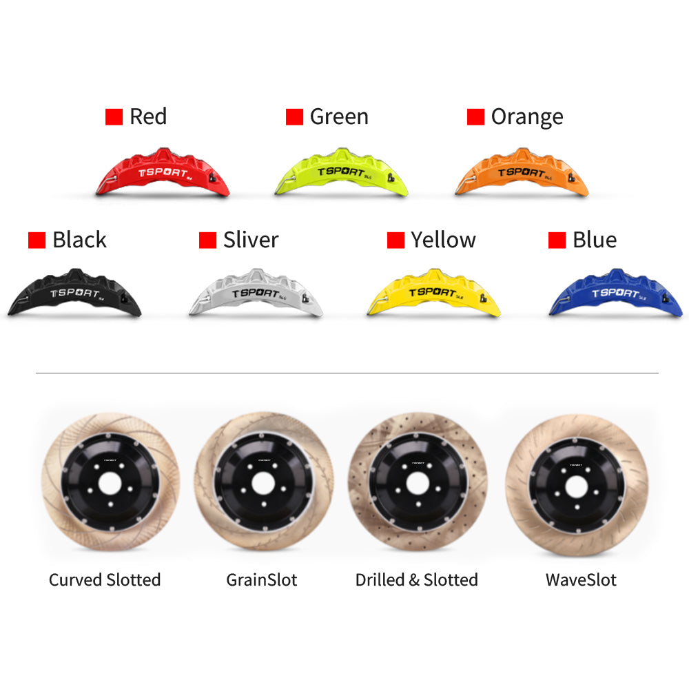 TTSPORT Slim SL6 Front Wheel 6-Piston Big Brake Kit product image 7