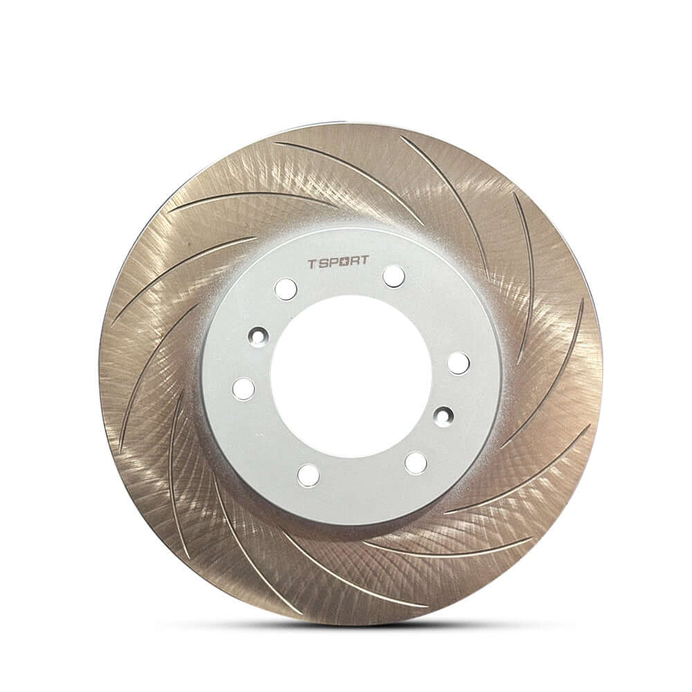 TTSPORT front wheel slotted brake rotor, an OEM replacement for GWM Tank 300.
