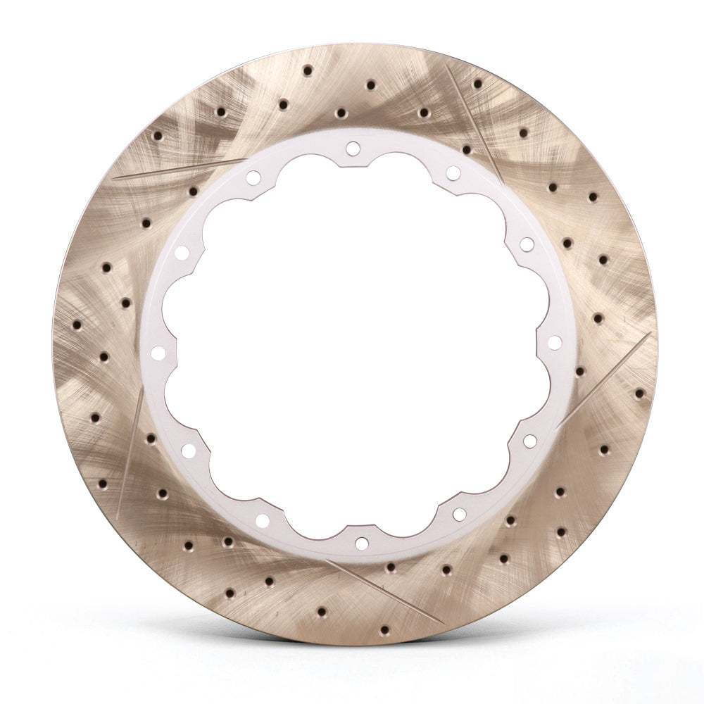 TTSPORT Knurled Dacromet High-Carbon Steel Brake Rotor brake rotor detail